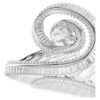 Ariana Grande X Swarovski Haarspange im Baguette-Schliff, weiss, rhodiniert Ariana Grande X Swarovski Haarspange im Baguette-Schliff, weiss, rhodiniert