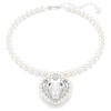 Ariana Grande X Swarovski Halskette Kristallperle, Herzschliff, Herz, Weiss, rhodiniert Ariana Grande X Swarovski Halskette Kristallperle, Herzschliff, Herz, Weiss, rhodiniert