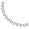 Ariana Grande X Swarovski Halskette mit gemischten Schliffen, Herz, weiss, rhodiniert