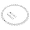 Ariana Grande X Swarovski Halskette mit gemischten Schliffen, Herz, weiss, rhodiniert
