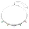 Ariana Grande X Swarovski Halskette mit gemischten Schliffen, mehrfarbig, rhodiniert Ariana Grande X Swarovski Halskette mit gemischten Schliffen, mehrfarbig, rhodiniert