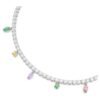 Ariana Grande X Swarovski Halskette mit gemischten Schliffen, mehrfarbig, rhodiniert Ariana Grande X Swarovski Halskette mit gemischten Schliffen, mehrfarbig, rhodiniert