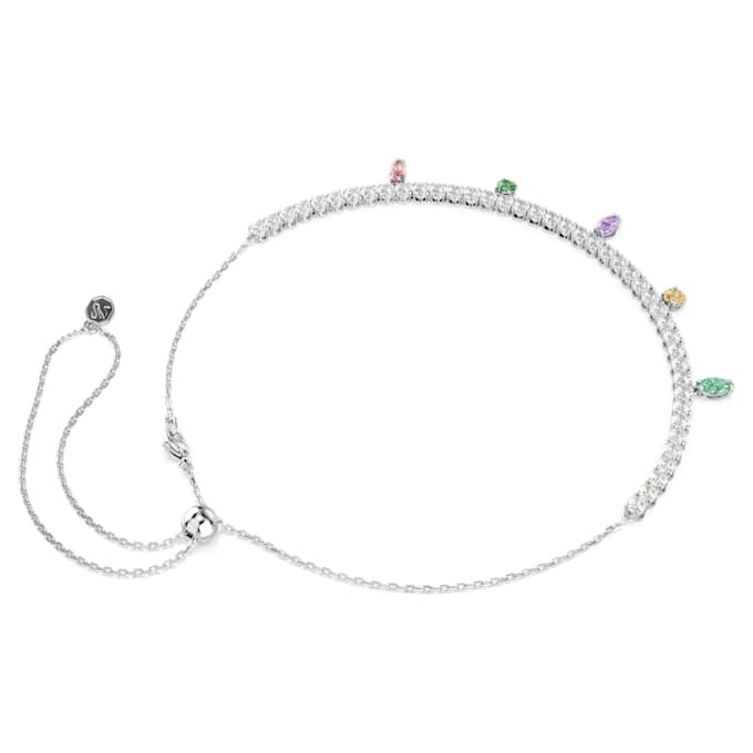 Ariana Grande X Swarovski Halskette mit gemischten Schliffen, mehrfarbig, rhodiniert Ariana Grande X Swarovski Halskette mit gemischten Schliffen, mehrfarbig, rhodiniert