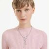 Ariana Grande X Swarovski Halskette mit gemischten Schliffformen, Libelle, mehrfarbig, rhodiniert