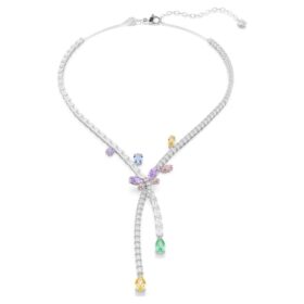 Ariana Grande X Swarovski Halskette mit gemischten Schliffformen, Libelle, mehrfarbig, rhodiniert Ariana Grande X Swarovski Halskette mit gemischten Schliffformen, Libelle, mehrfarbig, rhodiniert