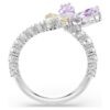 Ariana Grande X Swarovski Motivring mit gemischten Schliffen, Libelle, mehrfarbig, rhodiniert Ariana Grande X Swarovski Motivring mit gemischten Schliffen, Libelle, mehrfarbig, rhodiniert