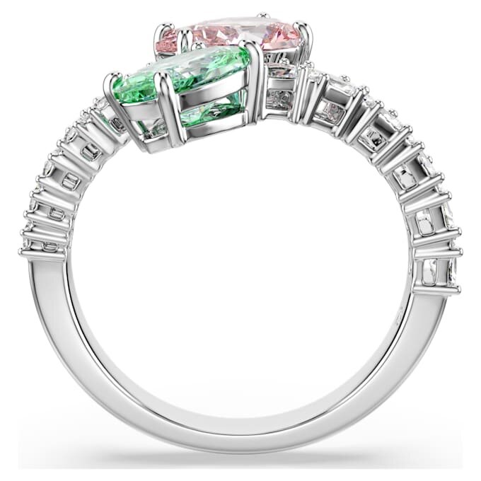 Ariana Grande X Swarovski Offener Ring mit gemischten Schliffen, mehrfarbig, rhodiniert Ariana Grande X Swarovski Offener Ring mit gemischten Schliffen, mehrfarbig, rhodiniert