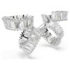 Ariana Grande X Swarovski Ohrklemmen im Baguette-Schliff, weiss, rhodiniert Ariana Grande X Swarovski Ohrklemmen im Baguette-Schliff, weiss, rhodiniert