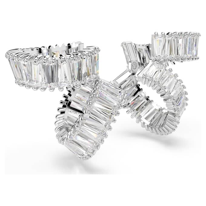 Ariana Grande X Swarovski Ohrklemmen im Baguette-Schliff, weiss, rhodiniert Ariana Grande X Swarovski Ohrklemmen im Baguette-Schliff, weiss, rhodiniert
