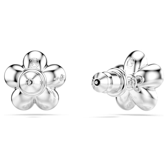 Ariana Grande X Swarovski Ohrringe Kristallperle, Rundschliff, Blume, Weiss, rhodiniert Ariana Grande X Swarovski Ohrringe Kristallperle, Rundschliff, Blume, Weiss, rhodiniert