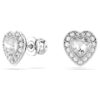Ariana Grande X Swarovski Ohrringe mit gemischten Schliffen, Herz, weiss, rhodiniert Ariana Grande X Swarovski Ohrringe mit gemischten Schliffen, Herz, weiss, rhodiniert