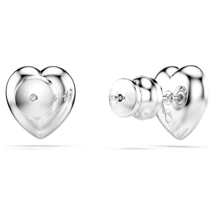 Ariana Grande X Swarovski Ohrringe mit gemischten Schliffen, Herz, weiss, rhodiniert Ariana Grande X Swarovski Ohrringe mit gemischten Schliffen, Herz, weiss, rhodiniert