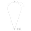 Ariana Grande X Swarovski Set Kristallperle, Rundschliff, Blume, weiss, rhodiniert