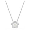 Ariana Grande X Swarovski Set Kristallperle, Rundschliff, Blume, weiss, rhodiniert