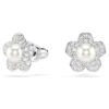 Ariana Grande X Swarovski Set Kristallperle, Rundschliff, Blume, weiss, rhodiniert