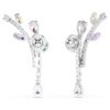Ariana Grande X Swarovski Tropfenohrringe mit gemischten Schliffen, mehrfarbig, rhodiniert