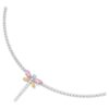 Ariana Grande X Swarovski Y-Halskette mit gemischten Schliffen, Libelle, mehrfarbig, rhodiniert