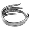 Armreif «Feather» aus der Vienna Collection, weiss, rutheniumbeschichtet