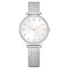 Clarica-Uhr Swiss Made, Metallarmband, silberfarben, Edelstahl Clarica-Uhr Swiss Made, Metallarmband, silberfarben, Edelstahl