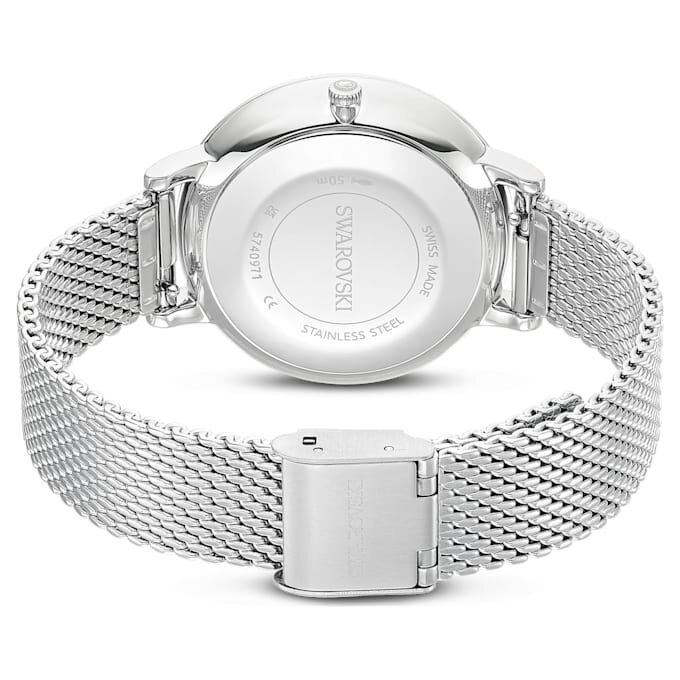 Clarica-Uhr Swiss Made, Metallarmband, silberfarben, Edelstahl Clarica-Uhr Swiss Made, Metallarmband, silberfarben, Edelstahl