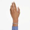 Constella-Armband mit gemischten Schliffen, blau, rhodiniert