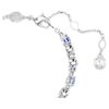 Constella-Armband mit gemischten Schliffen, blau, rhodiniert