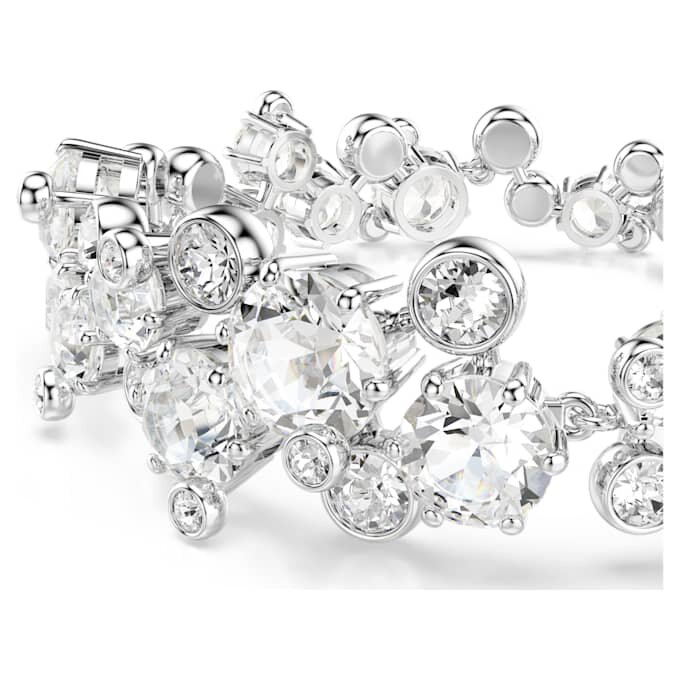 Constella-Armband mit gemischten Schliffen, weiss, rhodiniert Constella-Armband mit gemischten Schliffen, weiss, rhodiniert