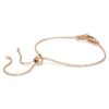 Constella-Armband mit Kristallperle, Rundschliff, weiss, roségoldfarben plattiert Constella-Armband mit Kristallperle, Rundschliff, weiss, roségoldfarben plattiert