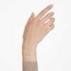 Constella-Armband mit Kristallperlen, runde Schliffe, weiss, rhodiniert Constella-Armband mit Kristallperlen, runde Schliffe, weiss, rhodiniert