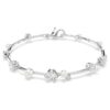Constella-Armband mit Kristallperlen, runde Schliffe, weiss, rhodiniert Constella-Armband mit Kristallperlen, runde Schliffe, weiss, rhodiniert
