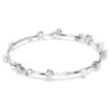 Constella-Armband mit Kristallperlen, runde Schliffe, weiss, rhodiniert Constella-Armband mit Kristallperlen, runde Schliffe, weiss, rhodiniert