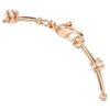 Constella-Armband mit Kristallperlen, runde Schliffe, weiss, roségoldfarben plattiert Constella-Armband mit Kristallperlen, runde Schliffe, weiss, roségoldfarben plattiert