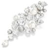 Constella-Brosche «Crystal Pearl», Rundschliff, weiss, rhodiniert Constella-Brosche «Crystal Pearl», Rundschliff, weiss, rhodiniert