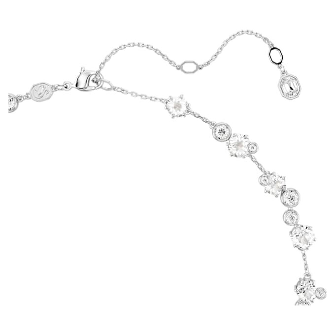 Constella-Halskette mit Rundschliff, weiss, rhodiniert Constella-Halskette mit Rundschliff, weiss, rhodiniert