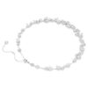 Constella-Halskette mit Rundschliff, weiss, rhodiniert Constella-Halskette mit Rundschliff, weiss, rhodiniert