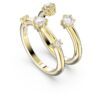 Constella-Ring-Set (2), Rundschliff, weiss, vergoldet Constella-Ring-Set (2), Rundschliff, weiss, vergoldet