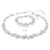 Constella-Set mit gemischten Schliffen, weiss, rhodiniert Constella-Set mit gemischten Schliffen, weiss, rhodiniert