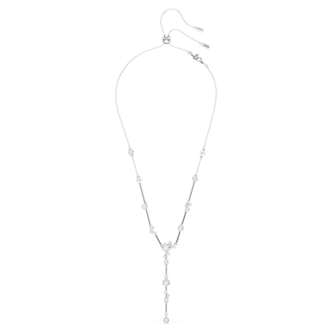 Constella Y-Halskette Kristallperle, Rundschliff, weiss, rhodiniert Constella Y-Halskette Kristallperle, Rundschliff, weiss, rhodiniert