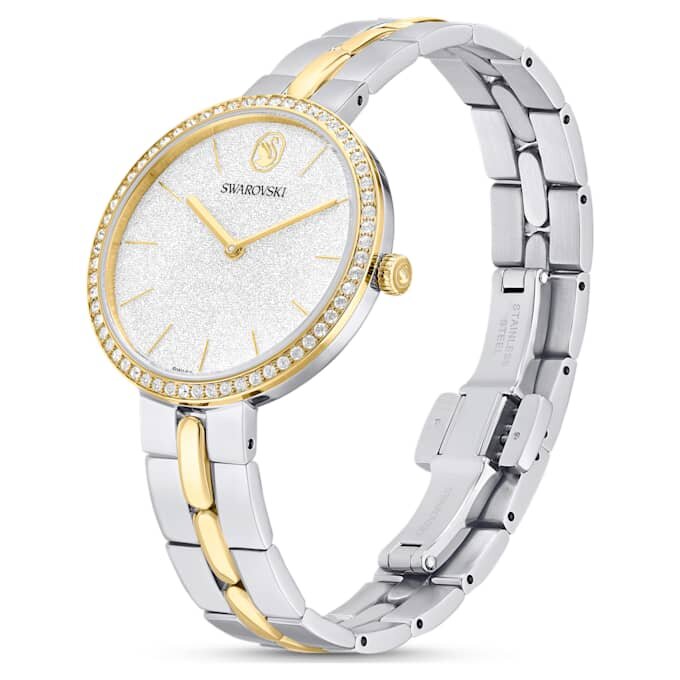 Cosmopolitan-Uhr, Swiss Made, Metallarmband, silberfarben, gemischte Metalloptik Cosmopolitan-Uhr, Swiss Made, Metallarmband, silberfarben, gemischte Metalloptik