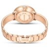 Crystalline-Armbanduhr «Swiss Made», Metallarmband, weiss, roségoldfarben Crystalline-Armbanduhr «Swiss Made», Metallarmband, weiss, roségoldfarben