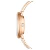 Crystalline-Armbanduhr «Swiss Made», Metallarmband, weiss, roségoldfarben Crystalline-Armbanduhr «Swiss Made», Metallarmband, weiss, roségoldfarben