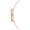Crystalline Aura Uhr Swiss Made, Lederarmband, rosa, roségoldfarbenes Finish Crystalline Aura Uhr Swiss Made, Lederarmband, rosa, roségoldfarbenes Finish