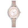 Crystalline Aura Uhr Swiss Made, Metallarmband, Roségold-Farbton, gemischte Metalloberfläche Crystalline Aura Uhr Swiss Made, Metallarmband, Roségold-Farbton, gemischte Metalloberfläche