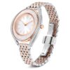 Crystalline Aura Uhr Swiss Made, Metallarmband, Roségold-Farbton, gemischte Metalloberfläche Crystalline Aura Uhr Swiss Made, Metallarmband, Roségold-Farbton, gemischte Metalloberfläche