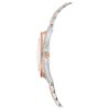 Crystalline Aura Uhr Swiss Made, Metallarmband, Roségold-Farbton, gemischte Metalloberfläche Crystalline Aura Uhr Swiss Made, Metallarmband, Roségold-Farbton, gemischte Metalloberfläche