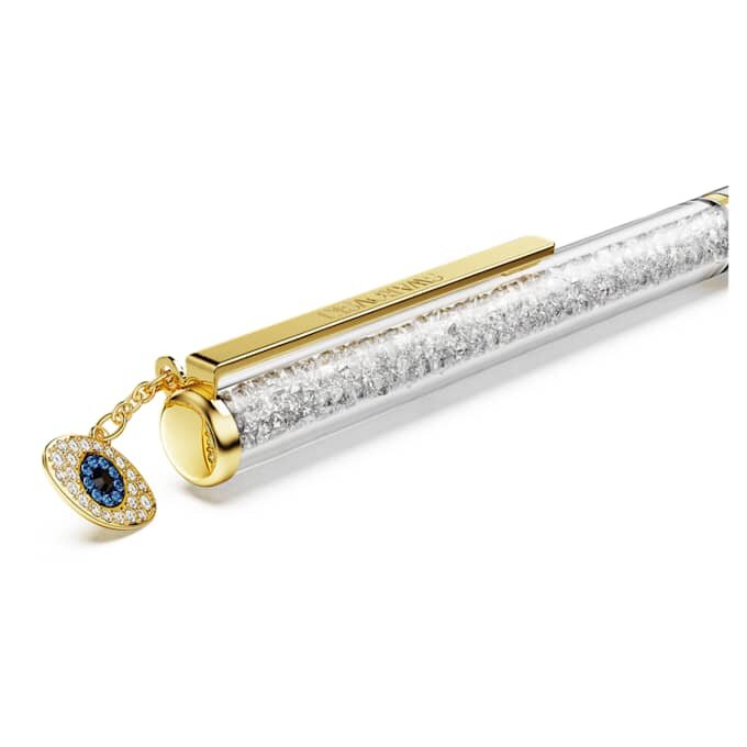 Crystalline Kugelschreiber «Evil Eye», goldfarben, gemischte Metalloberfläche Crystalline Kugelschreiber «Evil Eye», goldfarben, gemischte Metalloberfläche
