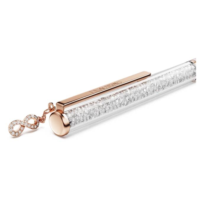 Crystalline Kugelschreiber «Infinity», rosa lackiert, roségoldfarben plattiert Crystalline Kugelschreiber «Infinity», rosa lackiert, roségoldfarben plattiert
