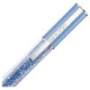 Crystalline Kugelschreiber mit «Recreated™»-Kristallen, blau, blau lackiert, verchromt Crystalline Kugelschreiber mit «Recreated™»-Kristallen, blau, blau lackiert, verchromt