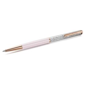 Crystalline Kugelschreiber Rosa, rosa lackiert, roségoldfarben plattiert