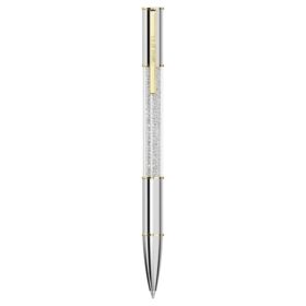Crystalline Kugelschreiber silberfarben, Metall-Mix-Finish